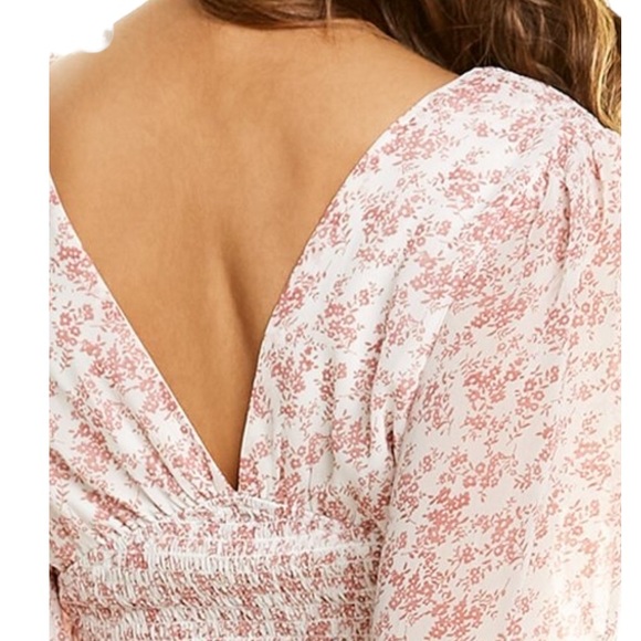 Botanik Studio Smocked Top SZ M - Picture 4 of 5